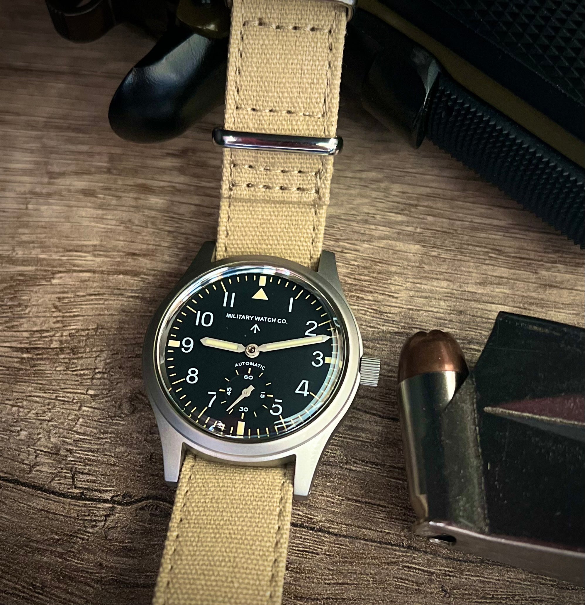 MWC 1940s/1950s "Dirty Dozen" Pattern General Service Watch with Automatic Self Winding Mechanical Movement