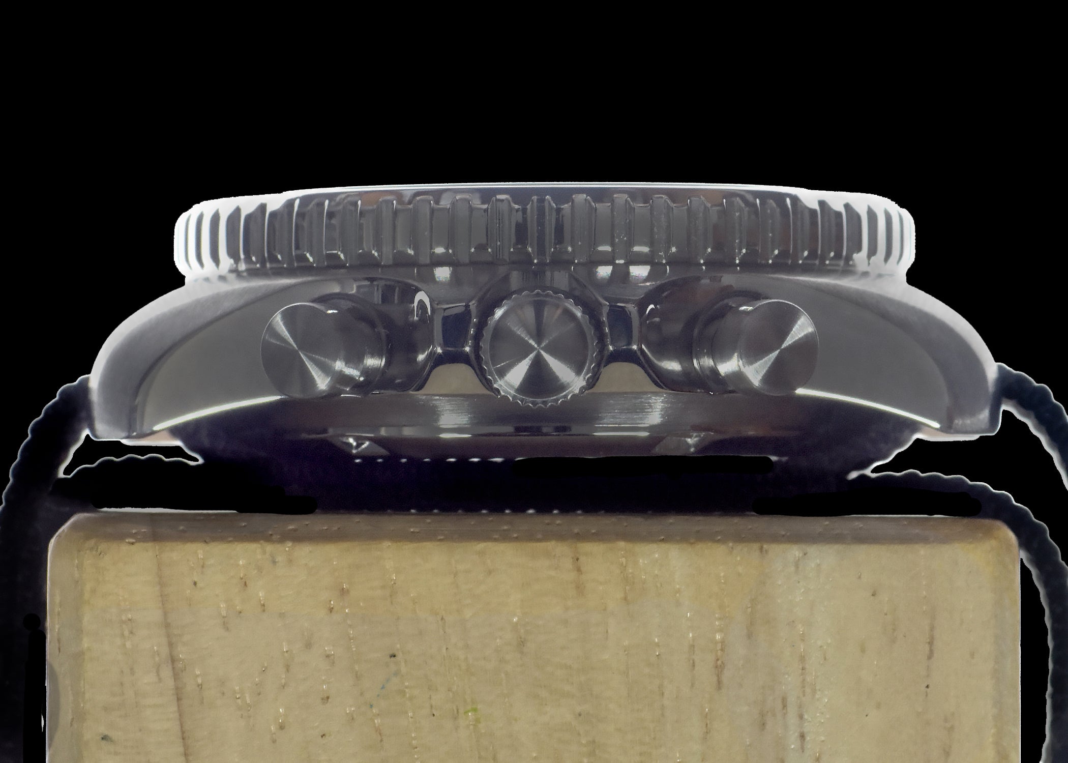 MWC NATO Pattern Stainless Steel Military Pilots Chronograph with Sapphire Crystal and Swiss Ronda Movement