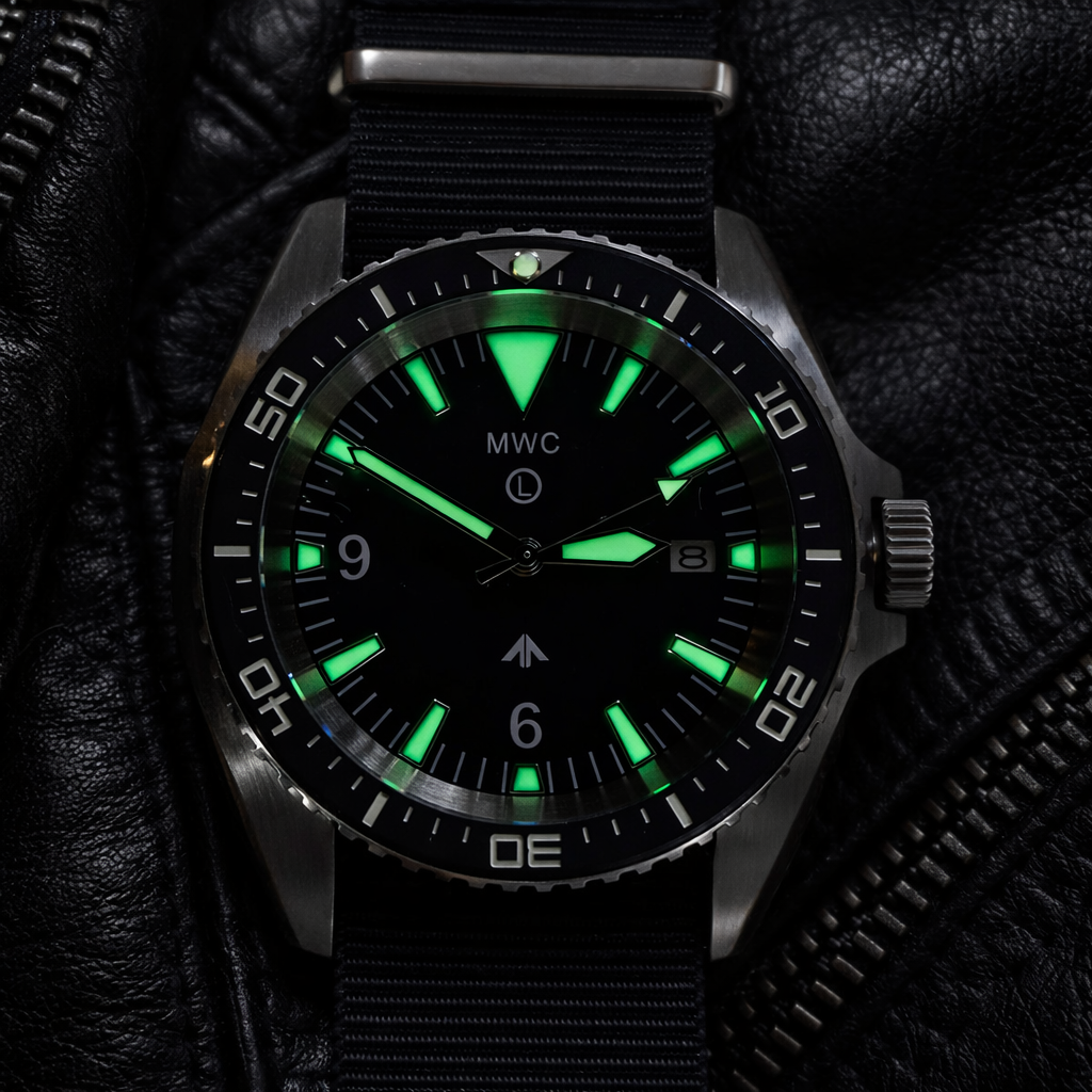 MWC Military Divers Watch Stainless Steel (Automatic) 12 Hour Dial With Sapphire Crystal and Ceramic Bezel