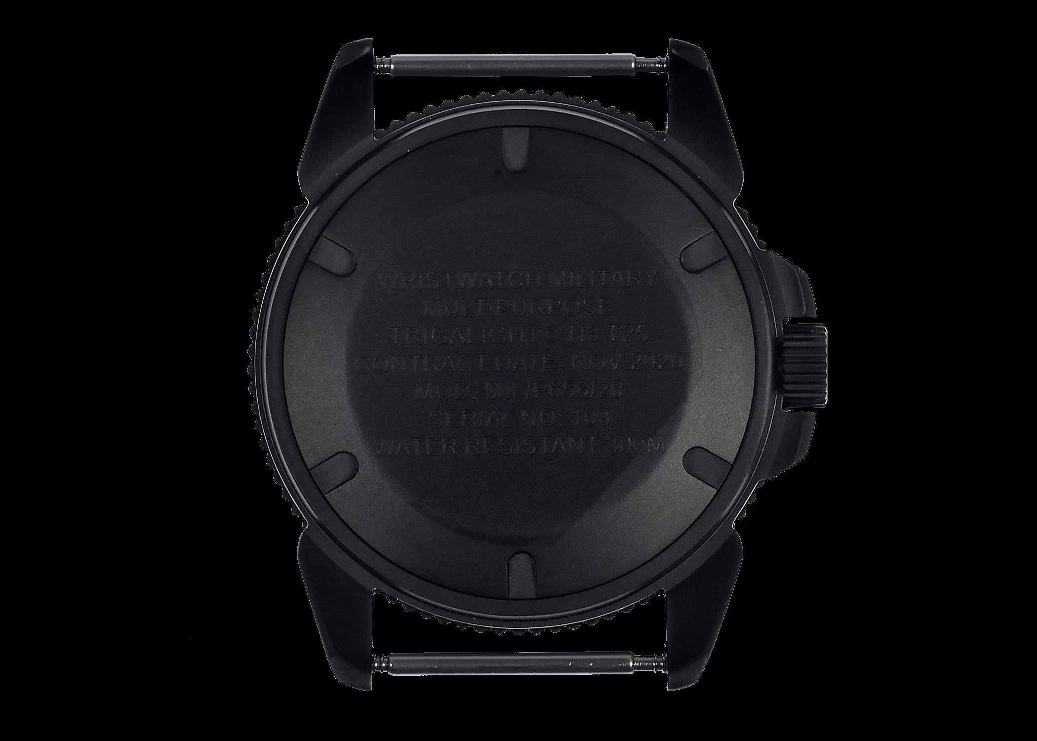 MWC P656 Titanium Tactical Series Watch with Subdued Dial, GTLS Tritium and Ten Year Battery Life (Non Date Version)