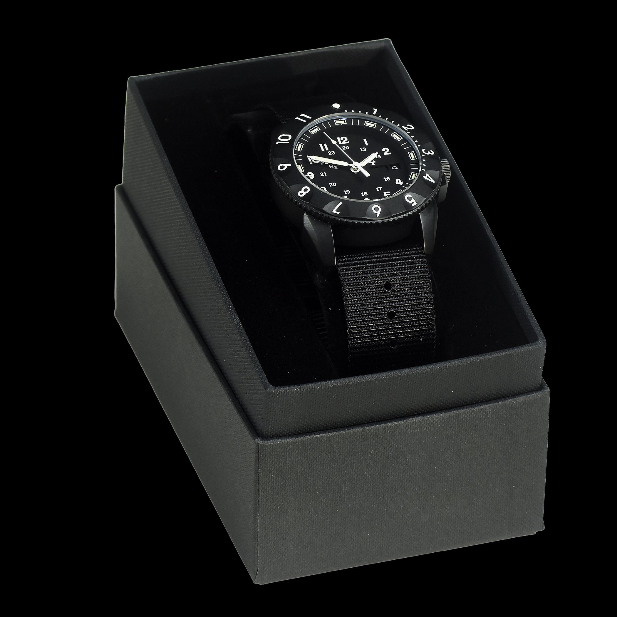 MWC P656 2025 Model PVD Tactical Series Watch with GTLS Tritium, Sapphire Crystal and Ten Year Battery Life
