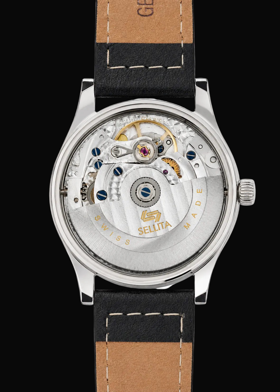 Aeschbach WW2 Pattern Germany Luftwaffe / Reichsluftfahrtministerium (RLM) Pilots Watch with an Automatic Swiss 31 Jewel Sellita SW260 Movement and a Domed Vintage Box Sapphire Crystal