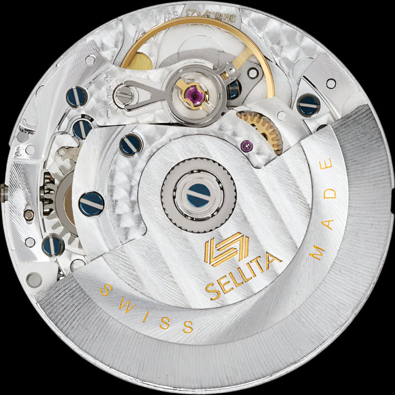 MWC 1940s/1950s "Dirty Dozen" Pattern General Service Watch with 31-Jewel Swiss Sellita SW260 Automatic Movement and Domed Vintage Box Sapphire Crystal