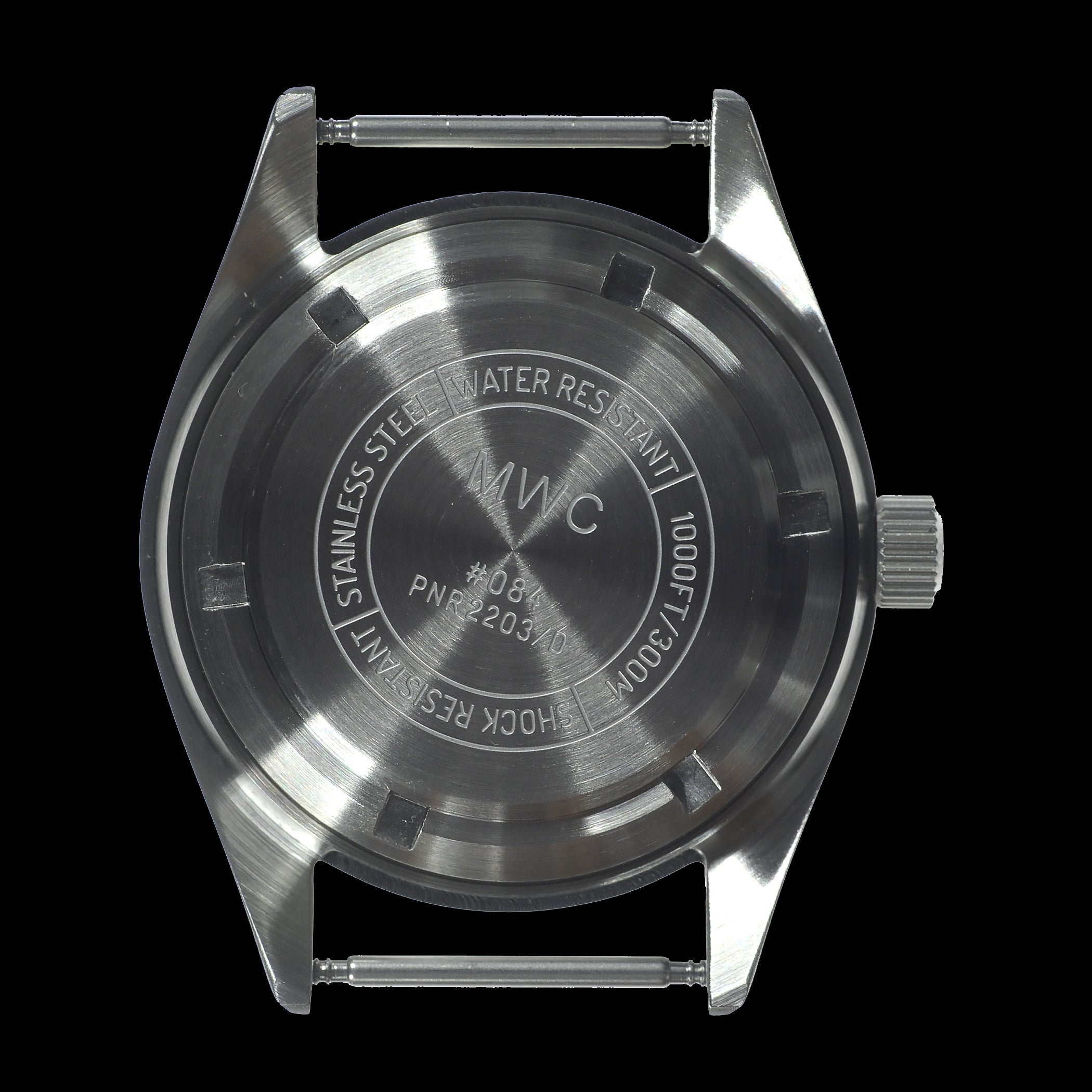 MWC Classic 1960s Pattern Dual Time Zone Divers Watch with Retro Luminova Paint and a Hybrid Mechanical/Quartz Movement